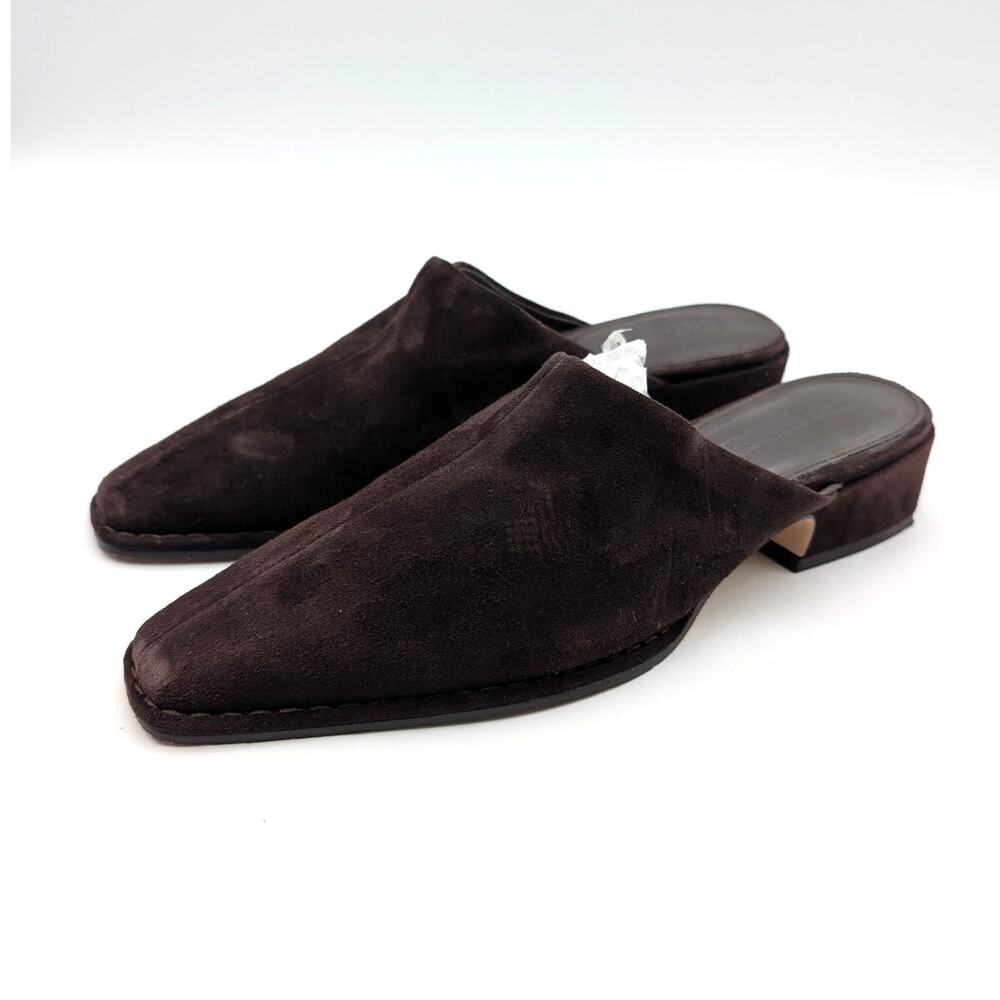 Steve Madden Dessa Block Heel Mule Square Toe Women's Brown Size US7.5M EU38